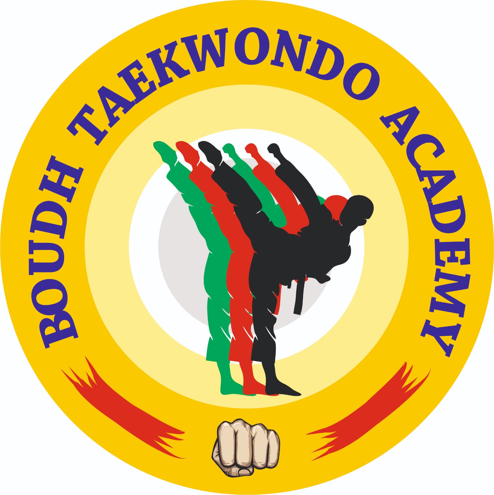 BOUDH TAEKWONDO ACADEMY Logo